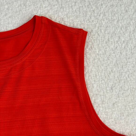 Athleta womens red/orange tank size xl gym workout - Picture 3 of 8